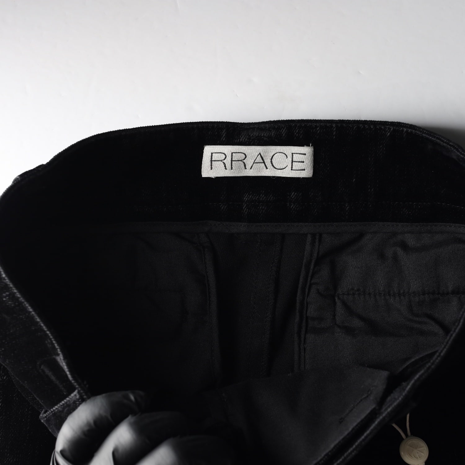 (새상품) 레이스 RRACE 벨벳 커브드 팬츠 이미지 3