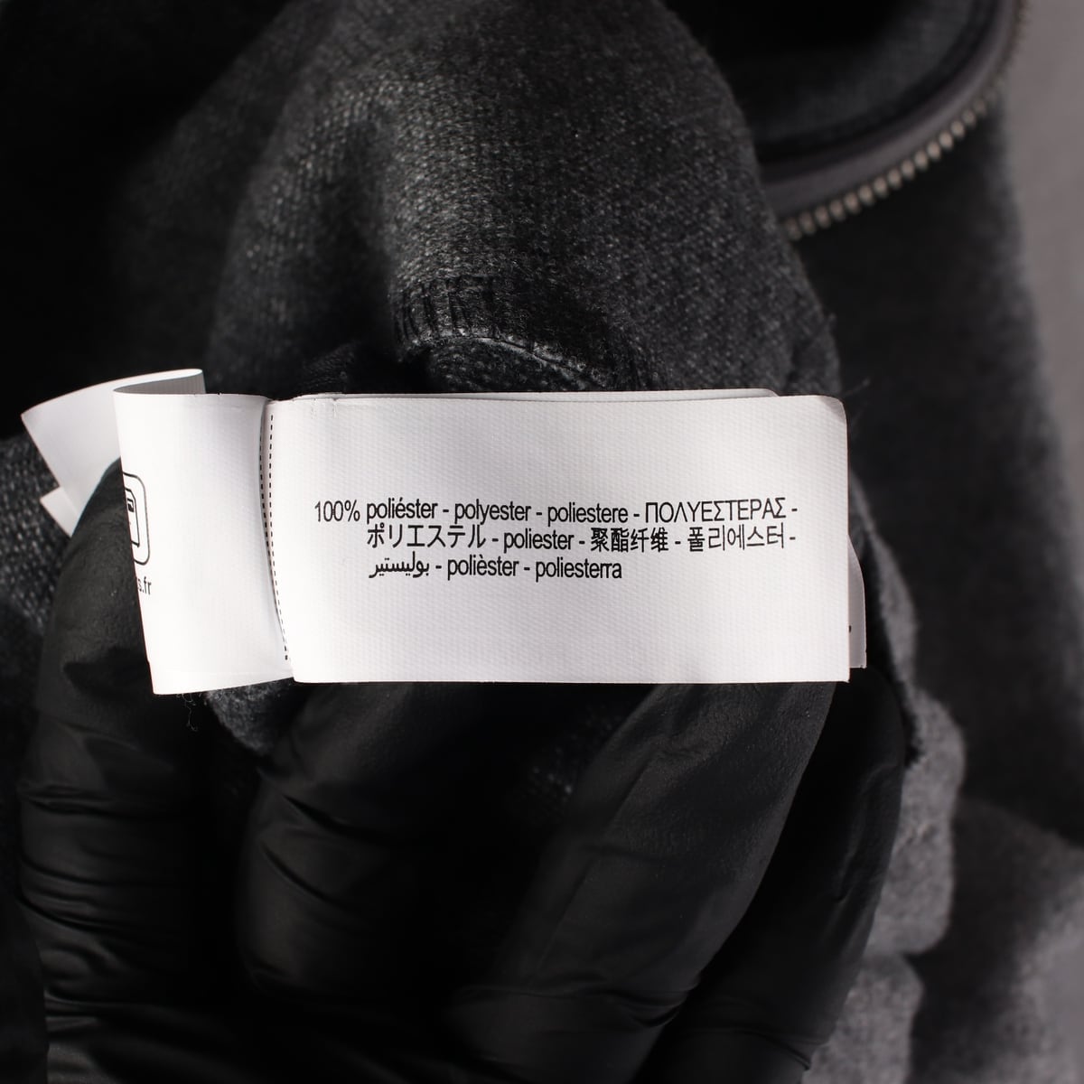 자라 하이넥 지퍼 캐주얼 소프트 봄버 재킷 그레이 상세 이미지 4