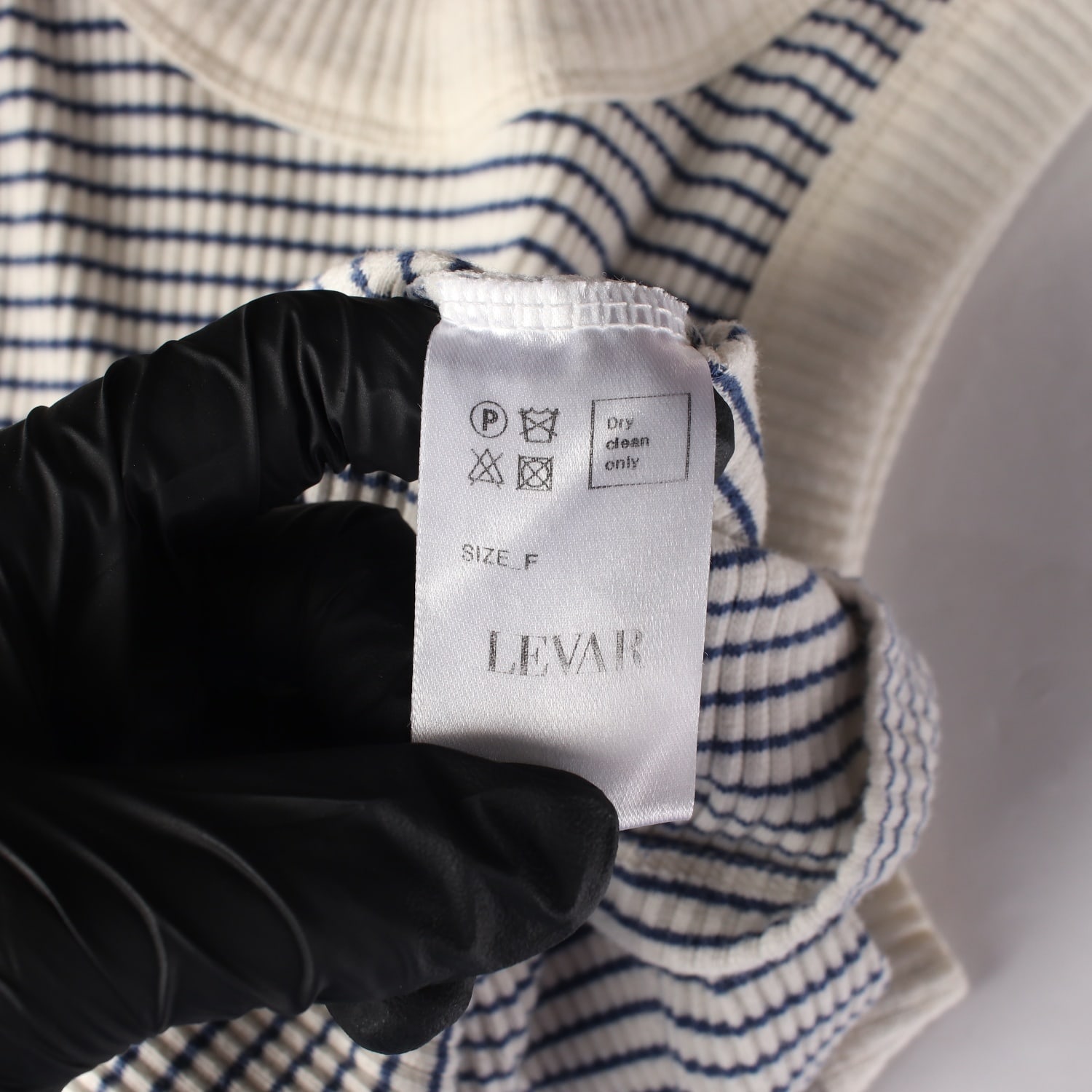 르바 스트라이프 골지 슬리브리스 나시 탑 이미지 4