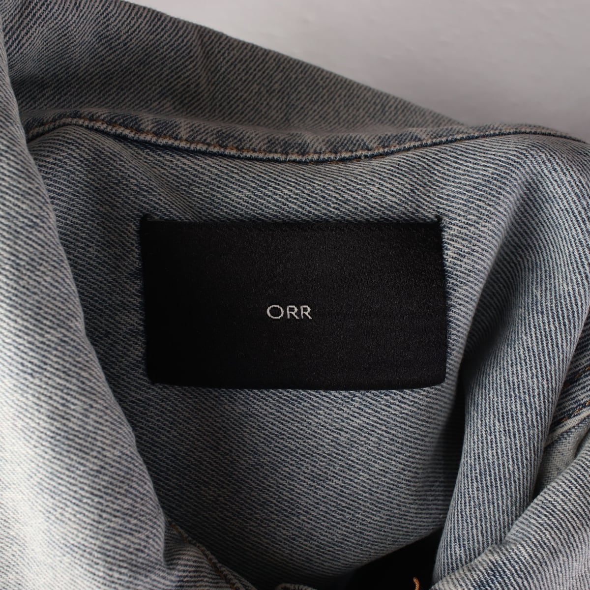 오르 ORR 21SS 오버핏 코튼 데님 재킷 라이트블루  상세 이미지 3