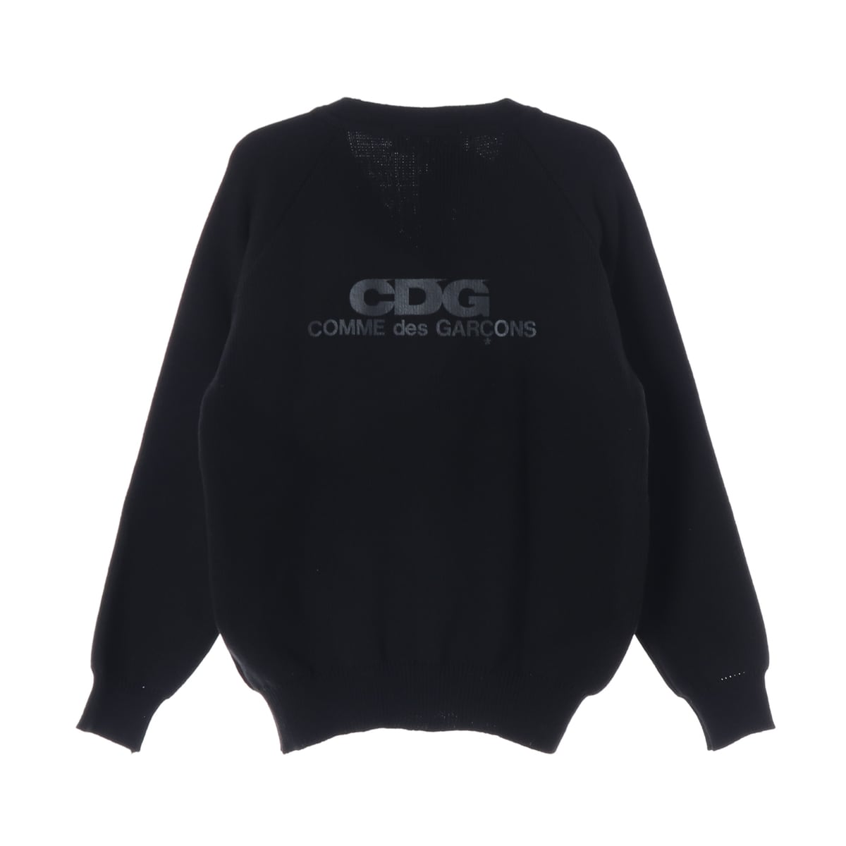 (새상품) 꼼데가르송 24SS CDG 브이넥 백 로고 가디건 상세 이미지 2