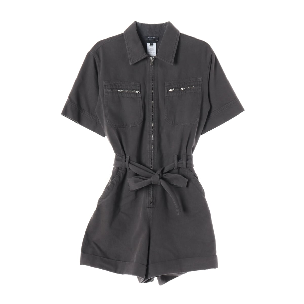 아페쎄 APC 24SS 벨티드 코튼 반팔 Hills 힐스 점프수트 상세 이미지 1