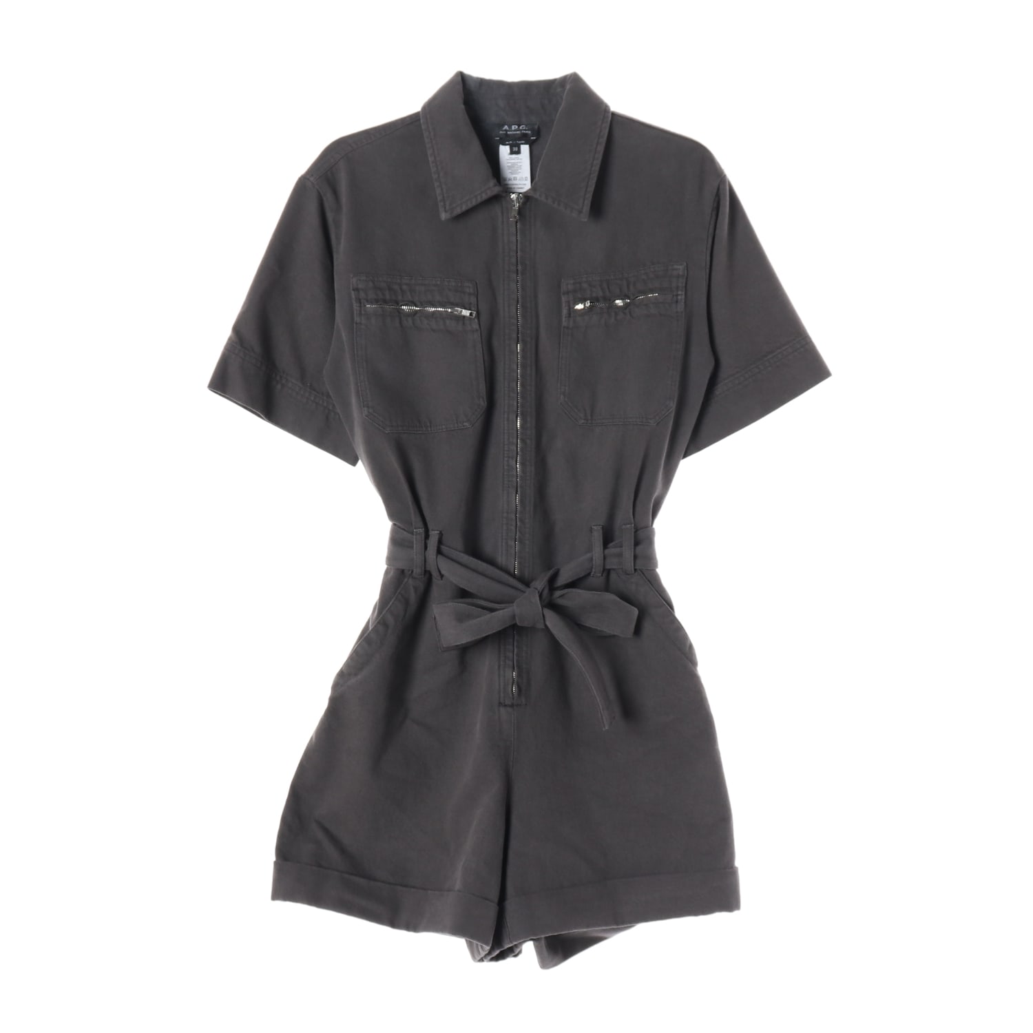 아페쎄 APC 24SS 벨티드 코튼 반팔 Hills 힐스 점프수트 이미지 1