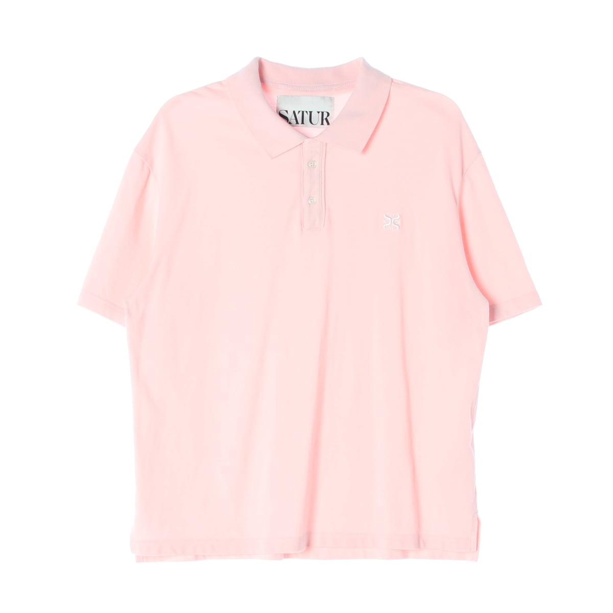 세터 SATUR 25SS 베이직 피케 폴로 반팔 티셔츠 카라티 핑크 상세 이미지 1