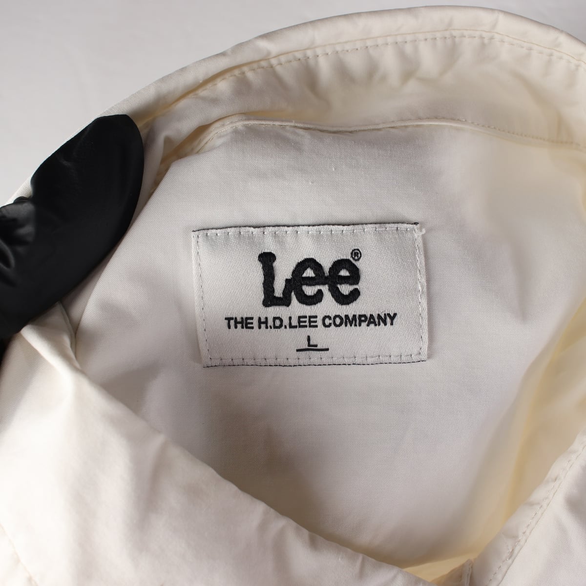 리 Lee 22FW 오버핏 로고 포켓 코튼 셔츠 상세 이미지 3