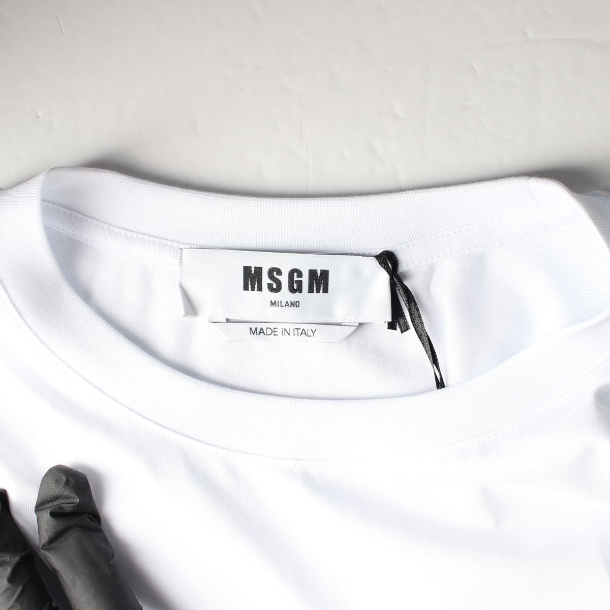 (새상품) 엠에스지엠 MSGM 브러쉬 로고 프린트 반팔 티셔츠 상세 이미지 3