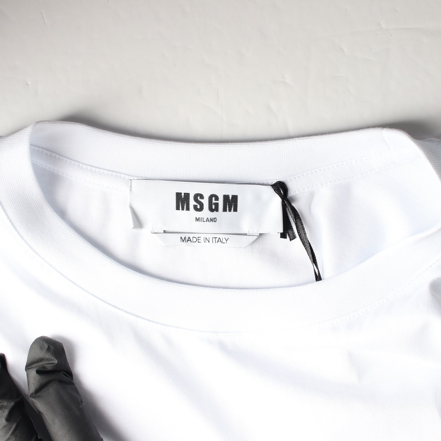 (새상품) 엠에스지엠 MSGM 브러쉬 로고 프린트 반팔 티셔츠 이미지 3