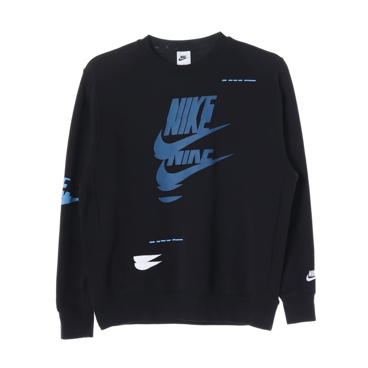나이키 21FW 멀티 로고 그래픽 프린트 코튼 혼방 맨투맨 상세 이미지 1