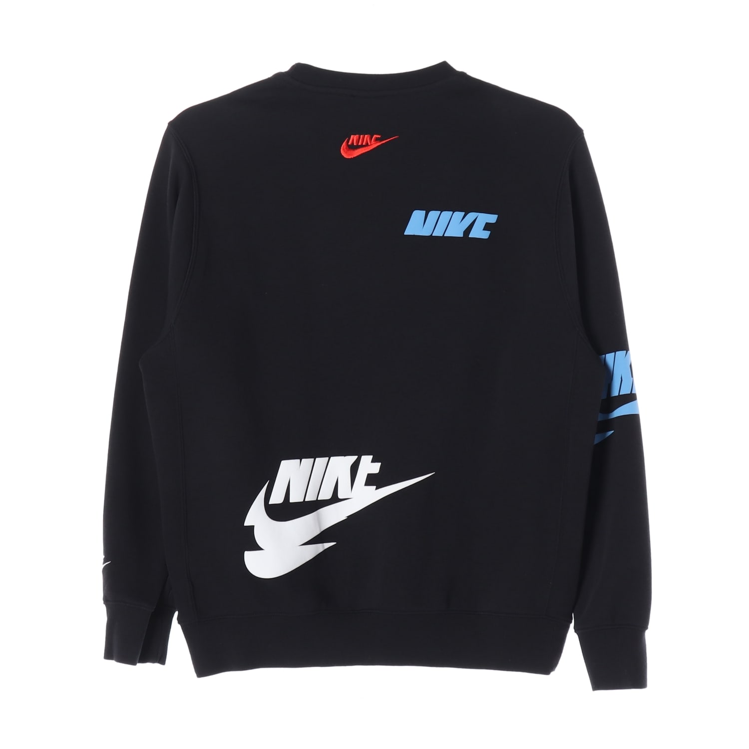 나이키 21FW 멀티 로고 그래픽 프린트 코튼 혼방 맨투맨 이미지 2