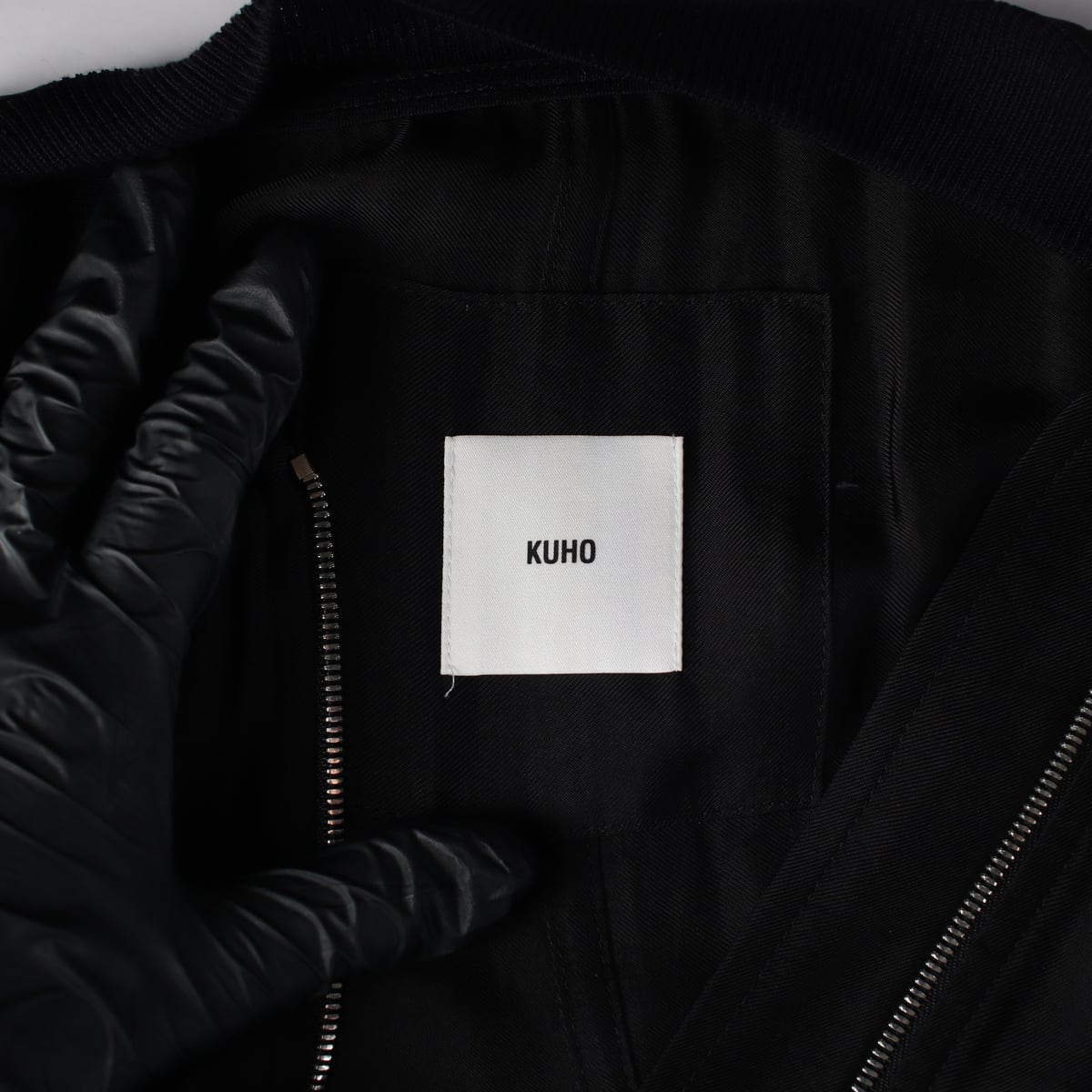 구호 22FW 셔링 지퍼 디테일 블루종 스타일 롱 원피스 상세 이미지 3
