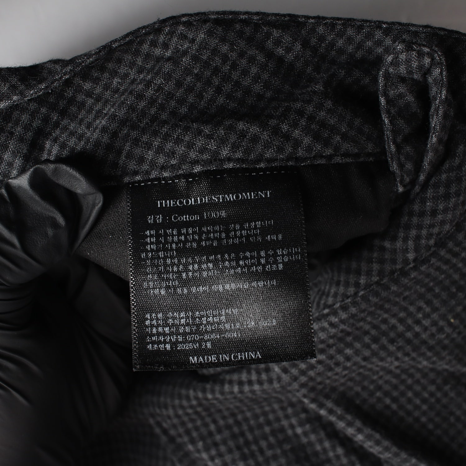 더콜디스트모먼트 25SS TCM 스타피쉬 체크 팬츠 차콜 이미지 4