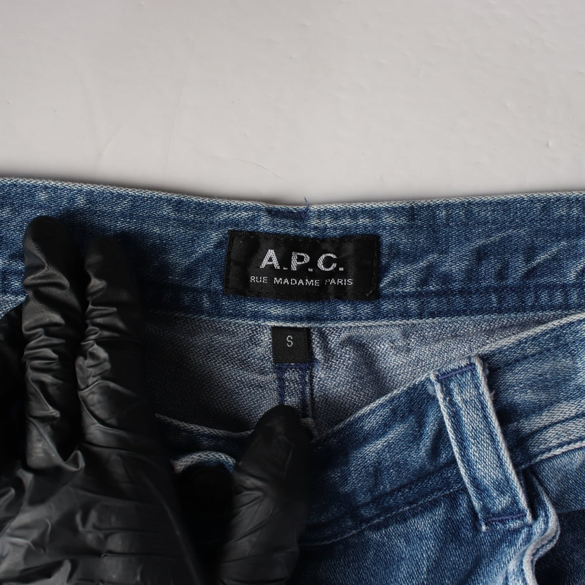 아페쎄 APC 코튼 데님 포켓 숏팬츠 쇼츠 상세 이미지 3