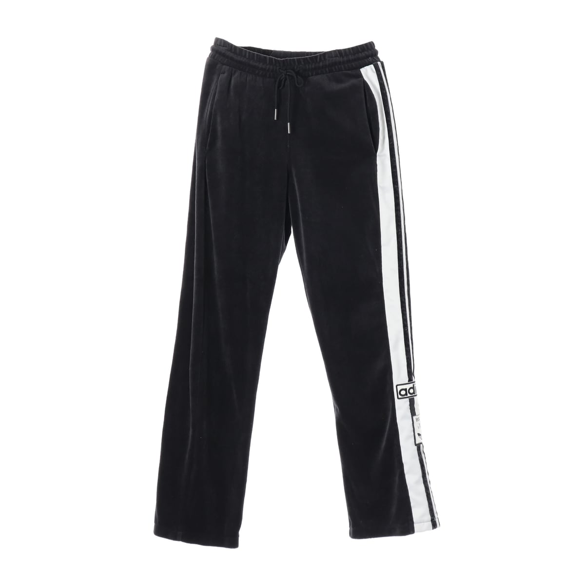 아디다스 22FW 오리지널 아디브레이크 벨루어 트레이닝 팬츠 블랙 상세 이미지 1