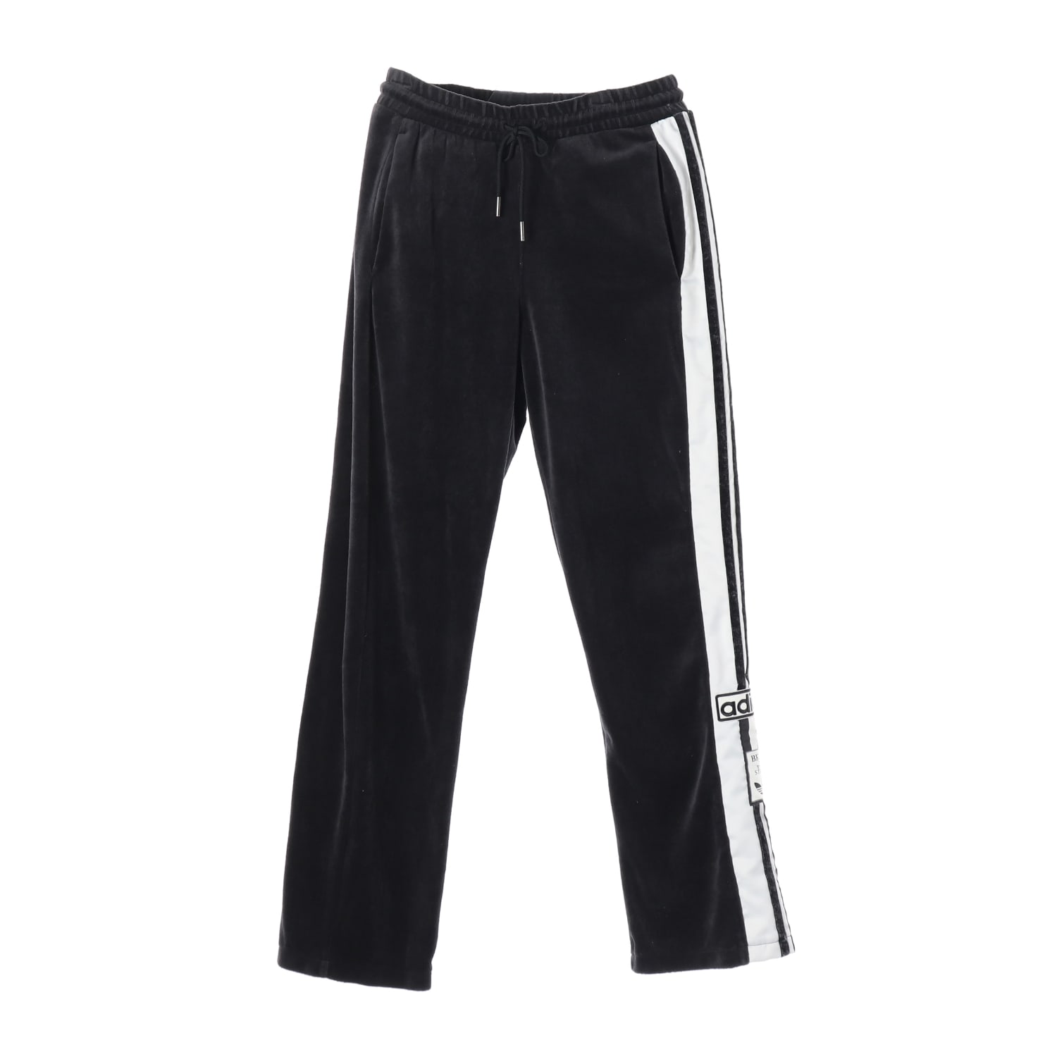 아디다스 22FW 오리지널 아디브레이크 벨루어 트레이닝 팬츠 블랙 이미지 1