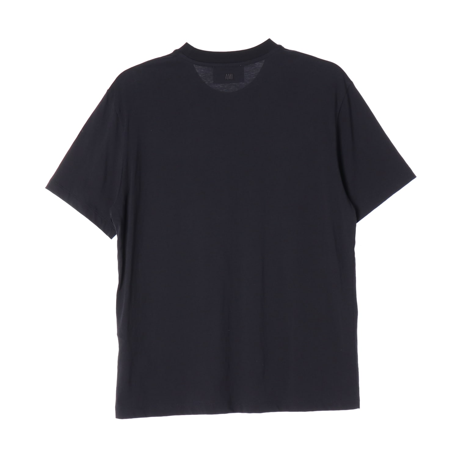 아미 ami 24SS 스몰 하트 로고 자수 코튼 반팔 티셔츠 이미지 2