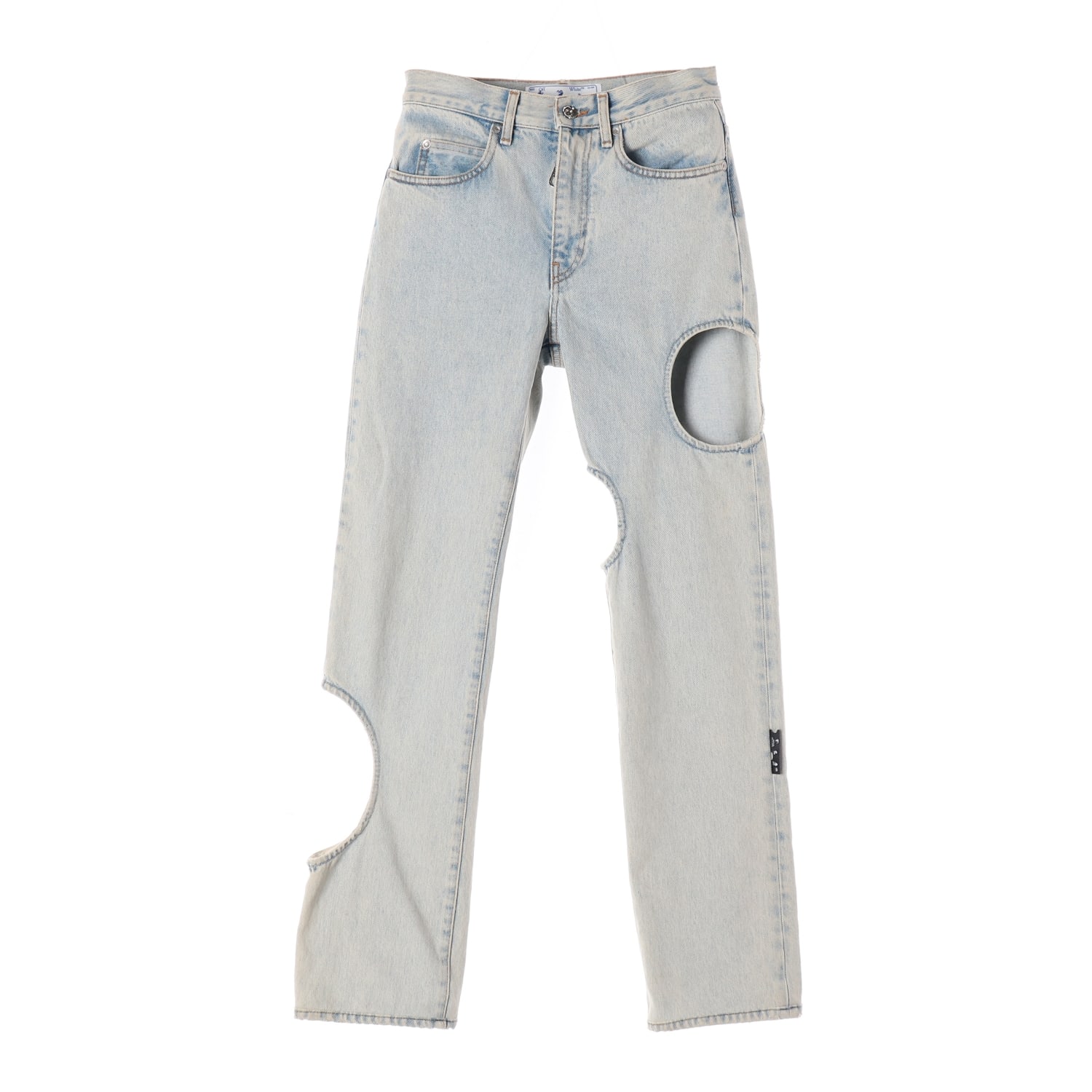 오프화이트 23SS METEOR 미티어 쿨 배기 데님팬츠 라이트블루