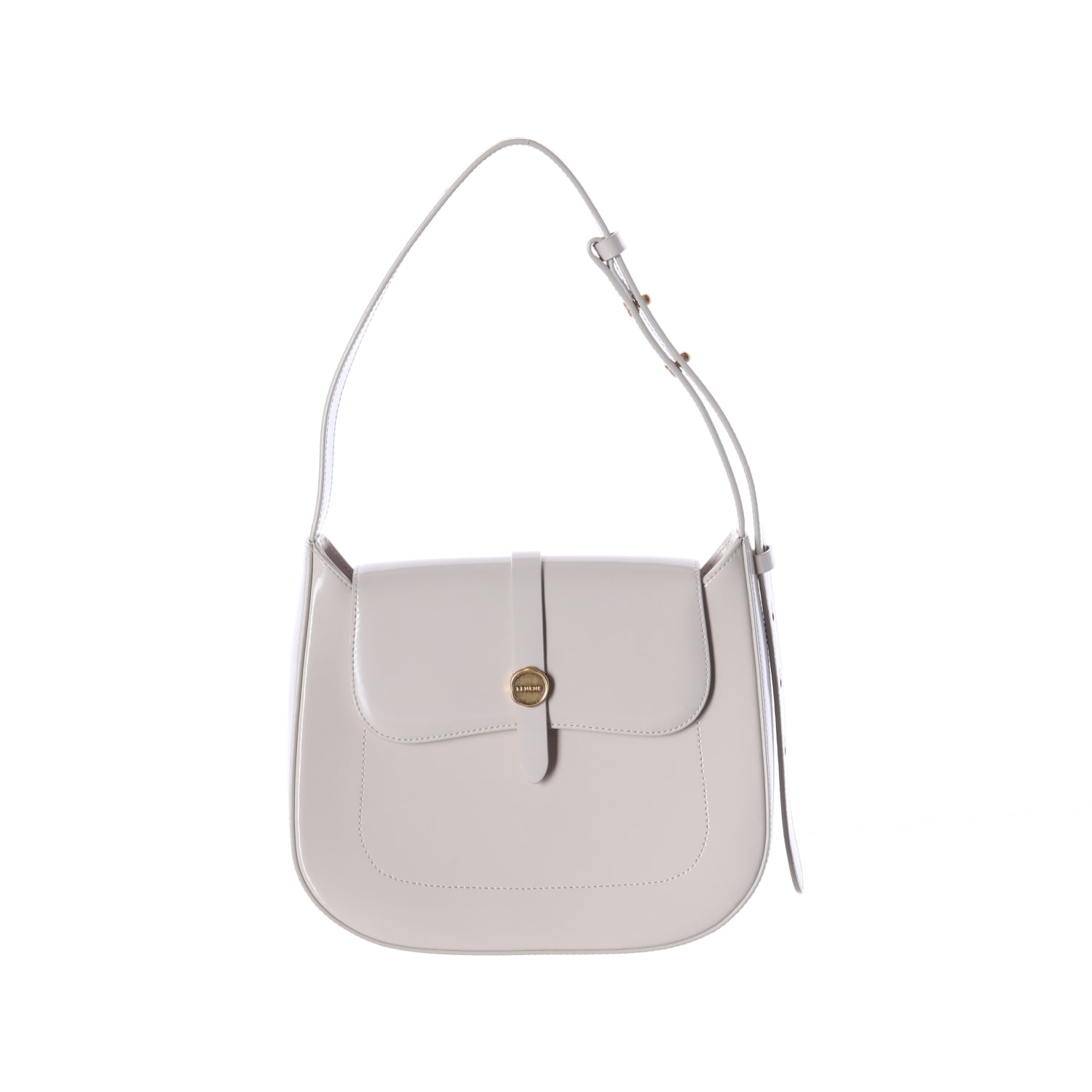 르메메 Sac Nouvelle 삭 누벨르 레더 숄더백 아이보리 