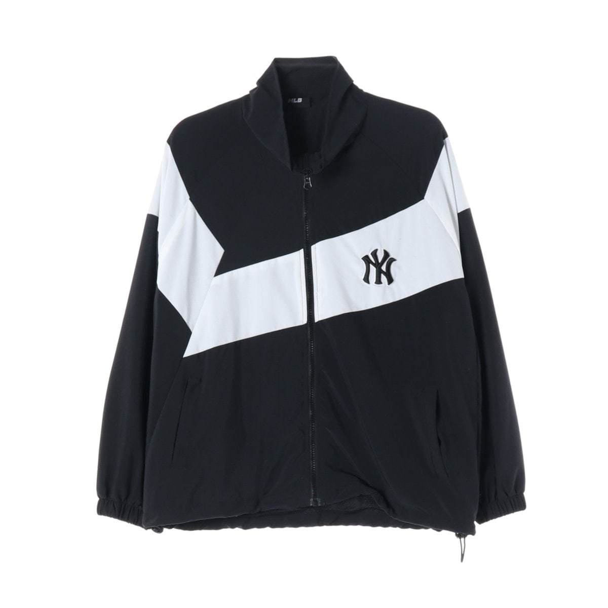 MLB 엠엘비 NY 블랙 화이트 씸볼메가 바람막이 집업 점퍼 재킷 이미지 1
