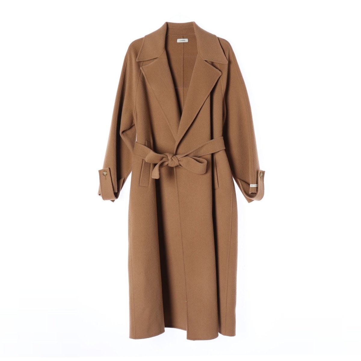 카미노 21FW 울 블렌드 로브 핸드메이드 롱 코트 이미지 1