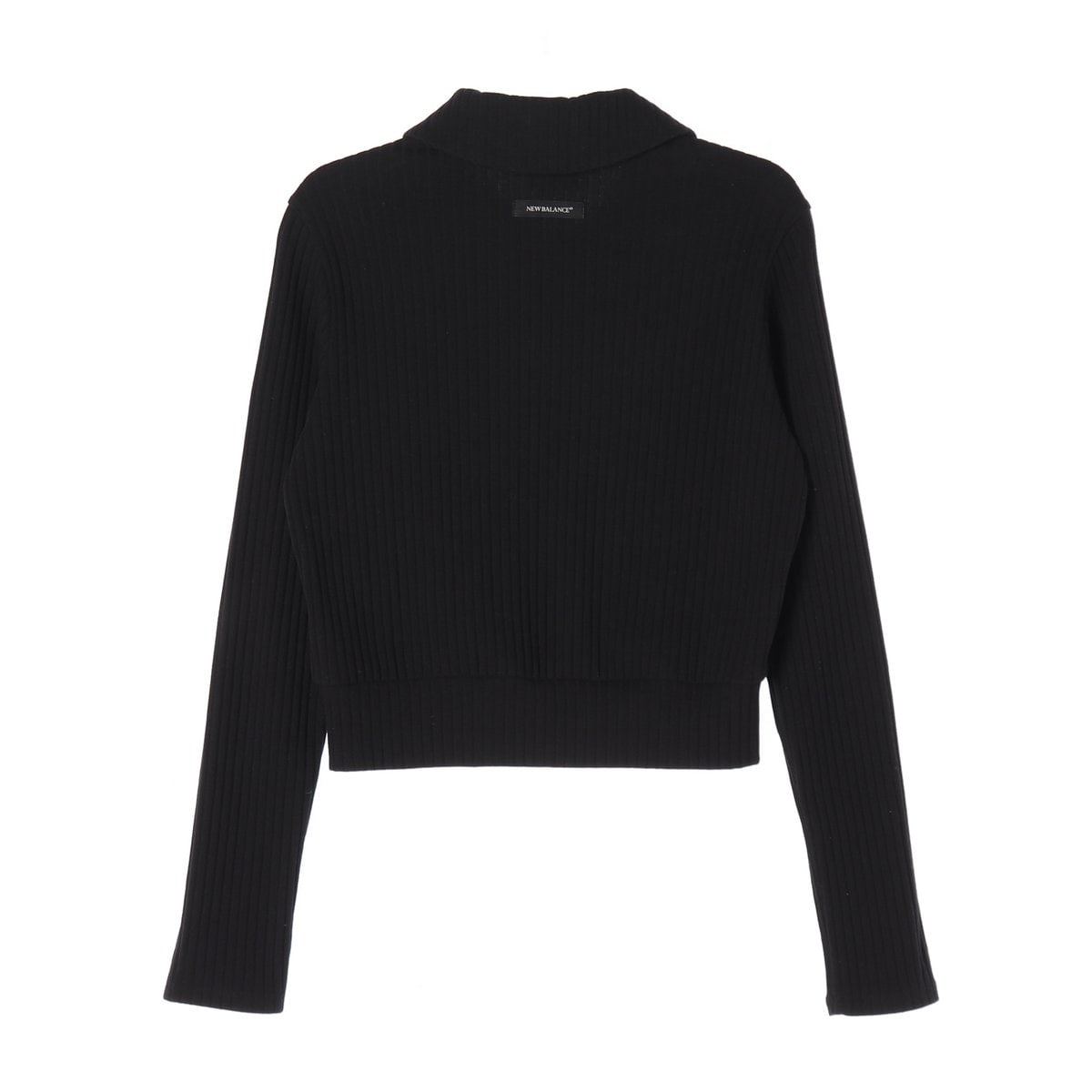 뉴발란스 23FW 리브 크롭 니트 집업 가디건 이미지 2